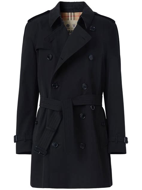 kurzer trenchcoat burberry|burberry kensington trench coats.